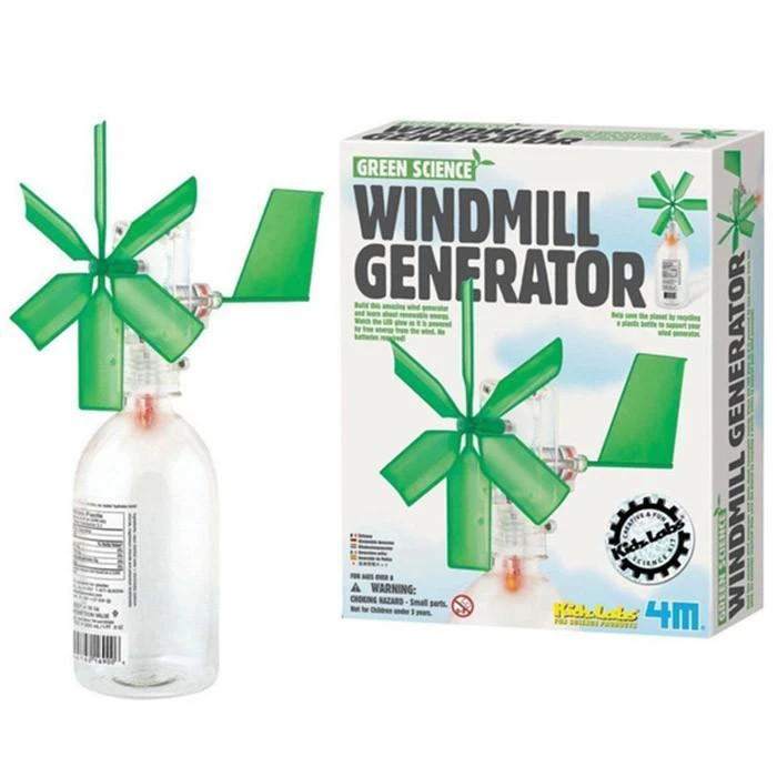 Johnco Windmill Generator Construction Kit | 4M Kidz 3 Johnco Windmill Generator Construction Kit | 4M Kidz