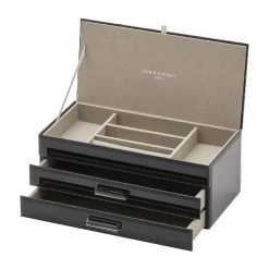 Yellow Octopus Personalised Personalised Gifts For Her Personalised Large Black Gabriella Jewellery Box 5 Yellow Octopus Personalised Personalised Gifts For Her Personalised Large Black Gabriella Jewellery Box