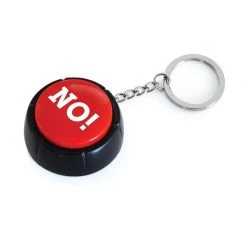 IsAlbi The No Button Sound Effects Keyring Novelty Buttons