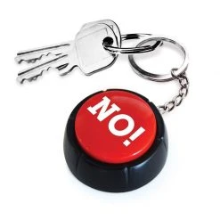 IsAlbi The No Button Sound Effects Keyring Novelty Buttons