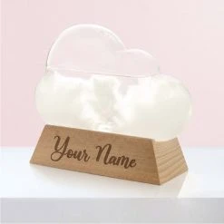 Yellow Octopus Personalised Personalised Cloud Storm Glass Weather Station Gifts For Sisters