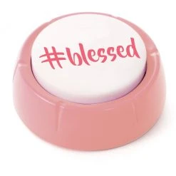 IsAlbi Office Gifts The Talking Millennial Button: 13 #Blessed Phrases
