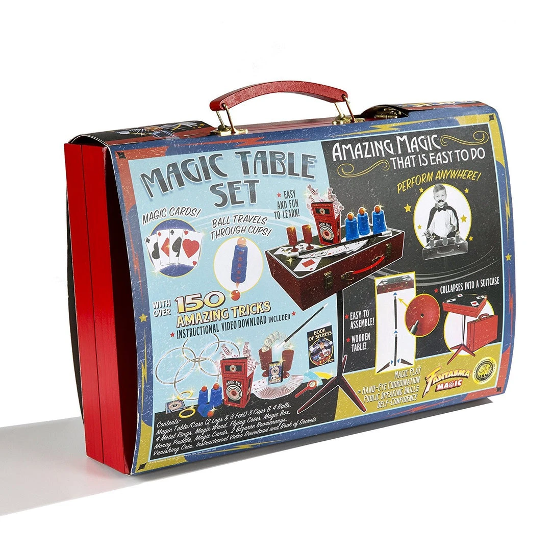 Theatrix Retro Magic Table Magician's Set With 150 Tricks! 11 Theatrix Retro Magic Table Magician's Set With 150 Tricks!