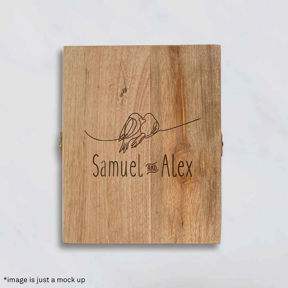 Yellow Octopus Personalised Personalised Gifts For Her Personalised Universal Knife Block - Love Birds 5 Yellow Octopus Personalised Personalised Gifts For Her Personalised Universal Knife Block - Love Birds