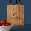 Yellow Octopus Personalised Personalised Gifts For Her Personalised Universal Knife Block - Love Birds