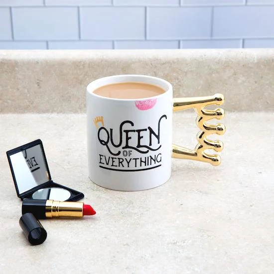 William Valentine The Queen Of Everything Oversized Crown Handle Mug Office Gifts 3 William Valentine The Queen Of Everything Oversized Crown Handle Mug Office Gifts