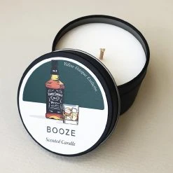 Cedargris Booze Scented Candle Tin 7 Cedargris Booze Scented Candle Tin