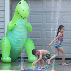 William Valentine Giant Inflatable T-Rex Dinosaur Yard Sprinkler 1.9m Tall!