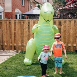 William Valentine Giant Inflatable T-Rex Dinosaur Yard Sprinkler 1.9m Tall!