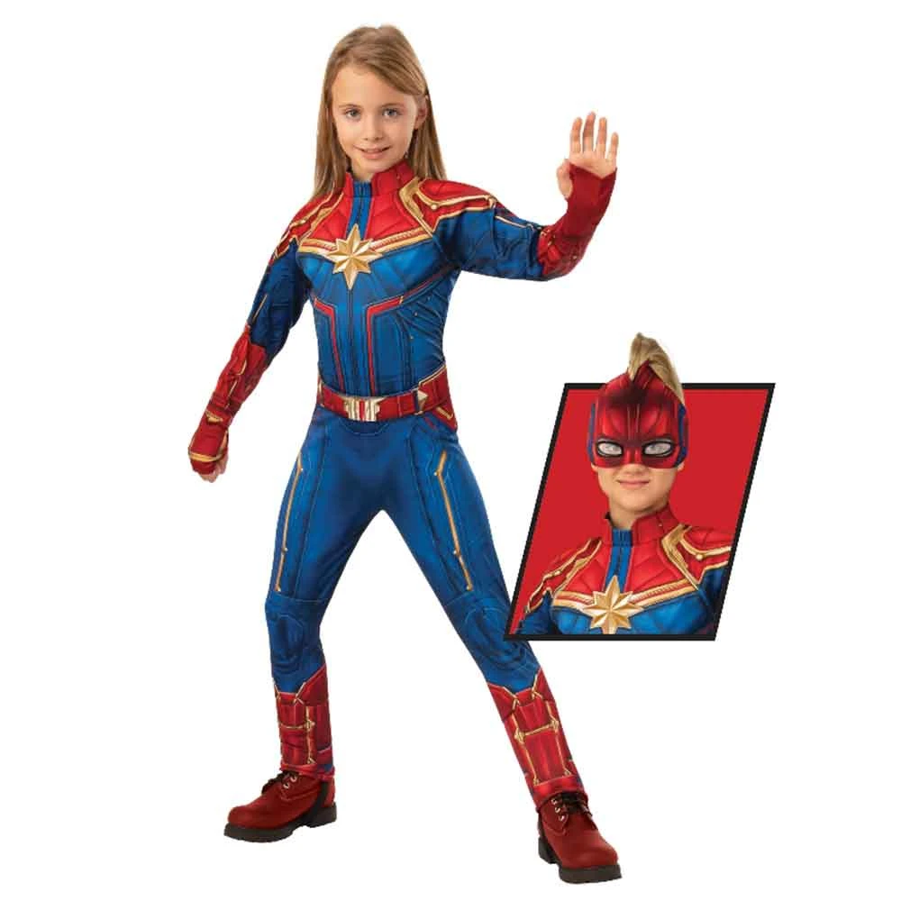 Rubies Deerfield Marvel Captain Marvel Deluxe Child Costume 3 Rubies Deerfield Marvel Captain Marvel Deluxe Child Costume