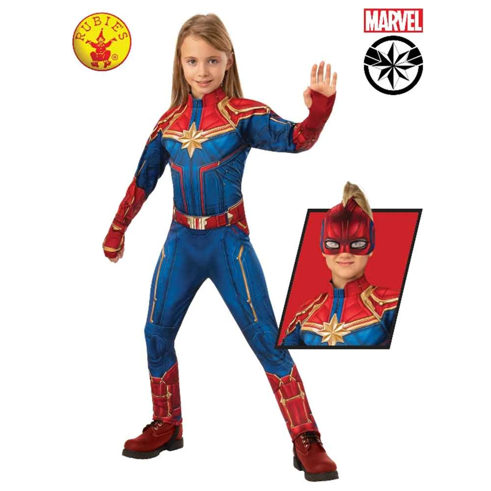 Rubies Deerfield Marvel Captain Marvel Deluxe Child Costume 8 Rubies Deerfield Marvel Captain Marvel Deluxe Child Costume