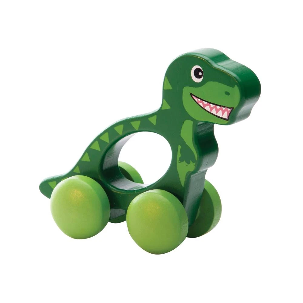 IsAlbi Classic Wooden Push-Along Dinosaur Toy | Assorted Baby Shower Gifts 4 IsAlbi Classic Wooden Push-Along Dinosaur Toy | Assorted Baby Shower Gifts