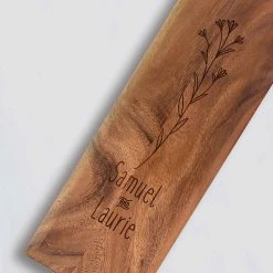 Yellow Octopus Personalised Personalised Baguette Paddle Serving Board - Sprig Design Foodie