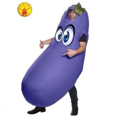 Rubies Deerfield Adult Costumes Eggplant Inflatable Adult Costume