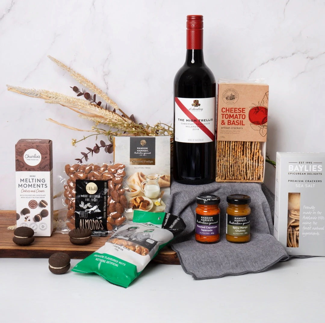 Yellow Octopus Exclusives - Hampers Sips & Snacks Red Wine Gift Hamper 3 Yellow Octopus Exclusives - Hampers Sips & Snacks Red Wine Gift Hamper