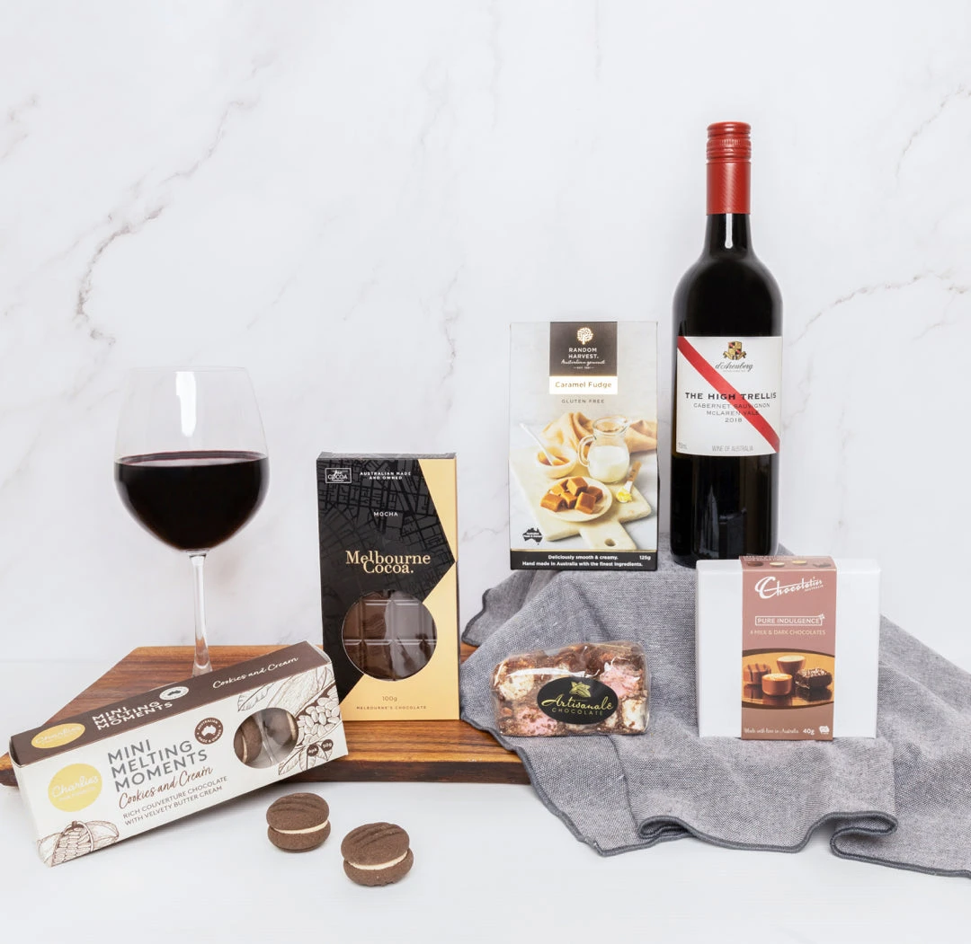 Yellow Octopus Exclusives - Hampers Red Wine & Chocolates Gift Hamper Foodie 4 Yellow Octopus Exclusives - Hampers Red Wine & Chocolates Gift Hamper Foodie
