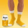 IsAlbi Mens Lager Beer Socks-in-a-Can Beer Gifts