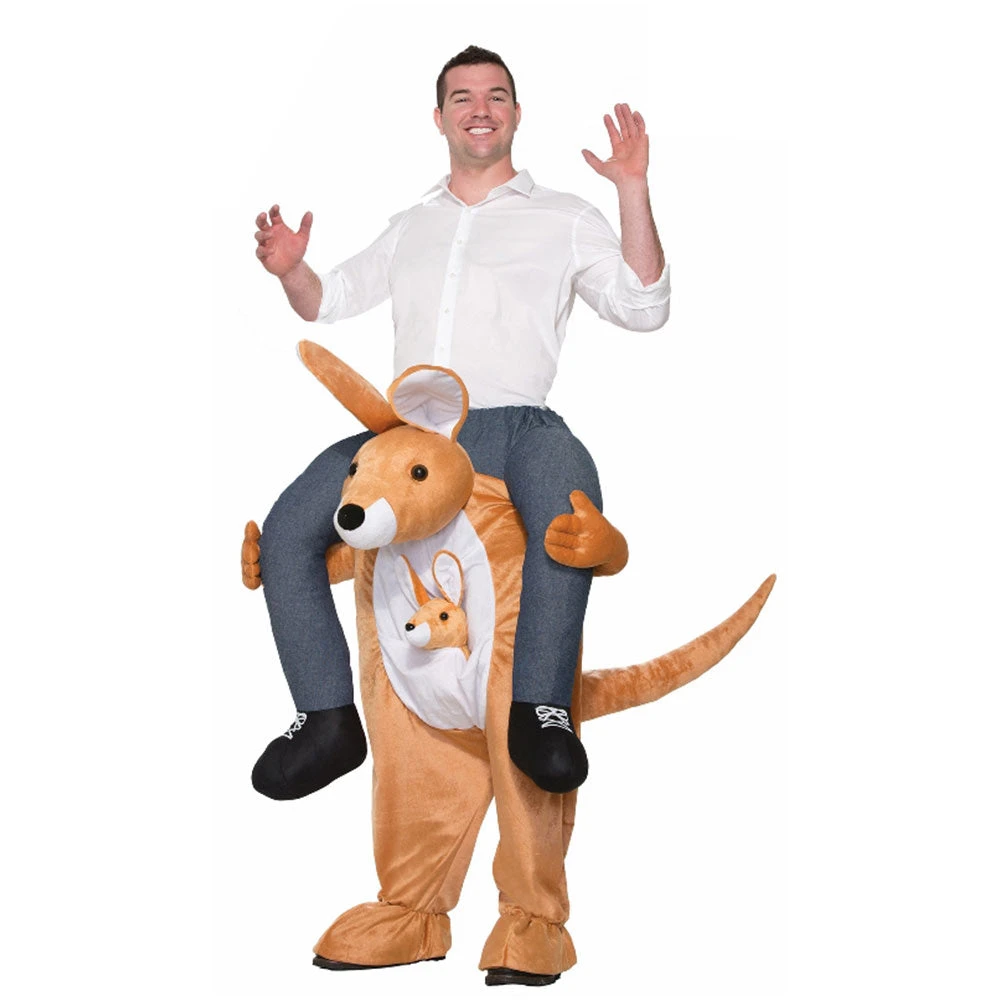 Rubies Deerfield Kangaroo Piggy Back Adult Costume 3 Rubies Deerfield Kangaroo Piggy Back Adult Costume