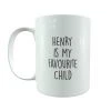 Yellow Octopus New Personalised Mug - Favourite Child Design