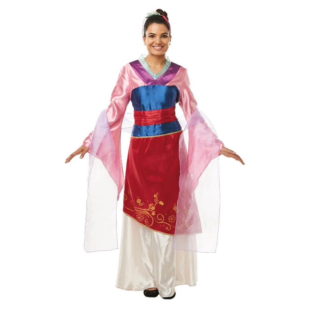 Rubies Deerfield Disney Mulan Deluxe Adult Costume Adult Costumes 3 Rubies Deerfield Disney Mulan Deluxe Adult Costume Adult Costumes