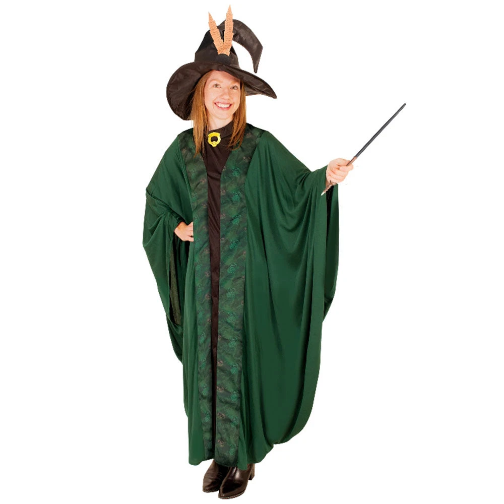 Rubies Deerfield Harry Potter Professor McGonagall Robe Adult Costume 3 Rubies Deerfield Harry Potter Professor McGonagall Robe Adult Costume