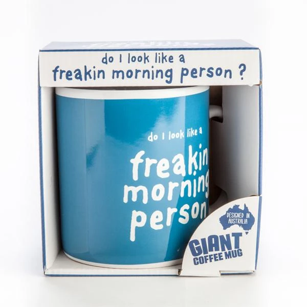 Mdi "Do I Look Like A Freakin Morning Person?" Giant Mug Giant Products 4 Mdi "Do I Look Like A Freakin Morning Person?" Giant Mug Giant Products
