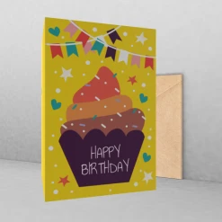 Yellow Octopus Personalised Greeting Card Personalised Birthday Gifts