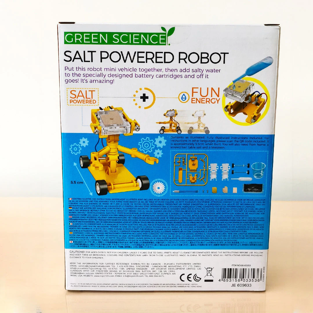 Johnco Salt Water Powered Robot | 4M Green Science 4 Johnco Salt Water Powered Robot | 4M Green Science