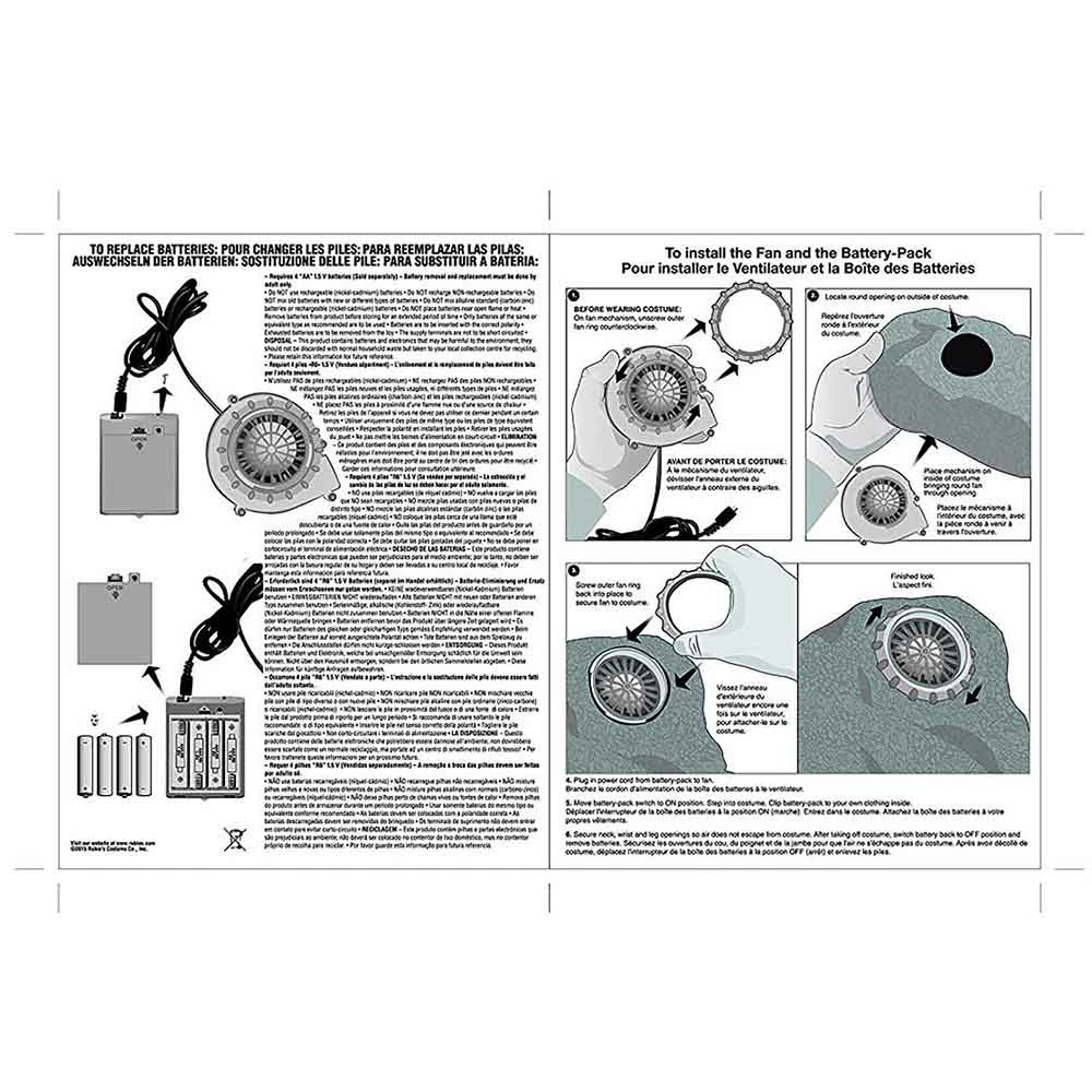 Rubies Deerfield Dinosaurs T-Rex Inflatable Adult Costume 4 Rubies Deerfield Dinosaurs T-Rex Inflatable Adult Costume
