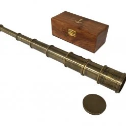Vintage Nautical Man Cave Gifts Brass Victorian Marine Telescope | 3 Designs
