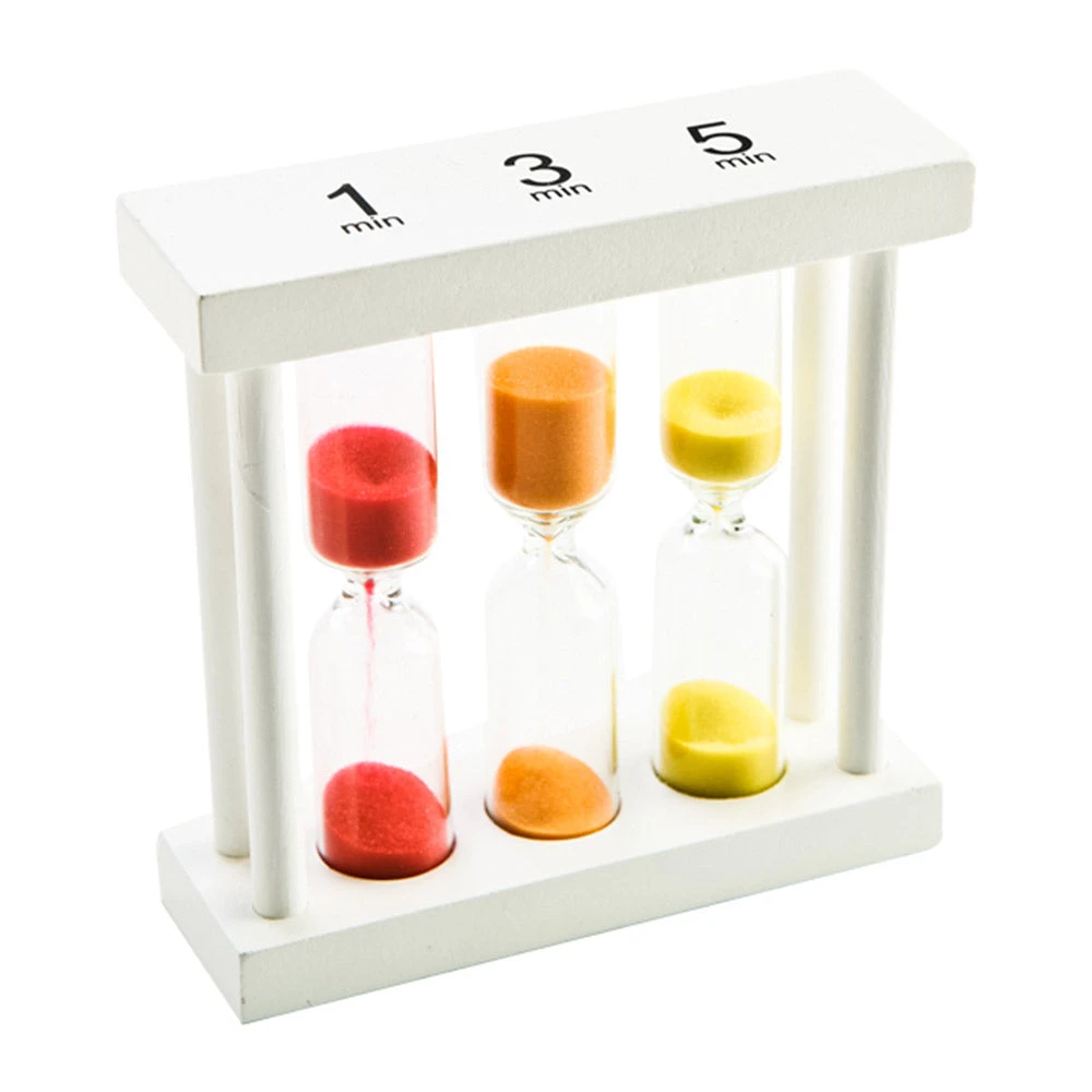 Mdi Miniature Products 3-in-1 Hourglass Sand Timer - 1, 3 & 5 Minutes 3 Mdi Miniature Products 3-in-1 Hourglass Sand Timer - 1, 3 & 5 Minutes