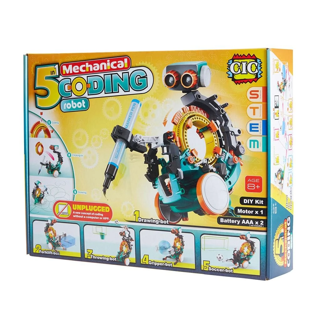 Johnco 5 In 1 Mechanical Coding Robot 4 Johnco 5 In 1 Mechanical Coding Robot