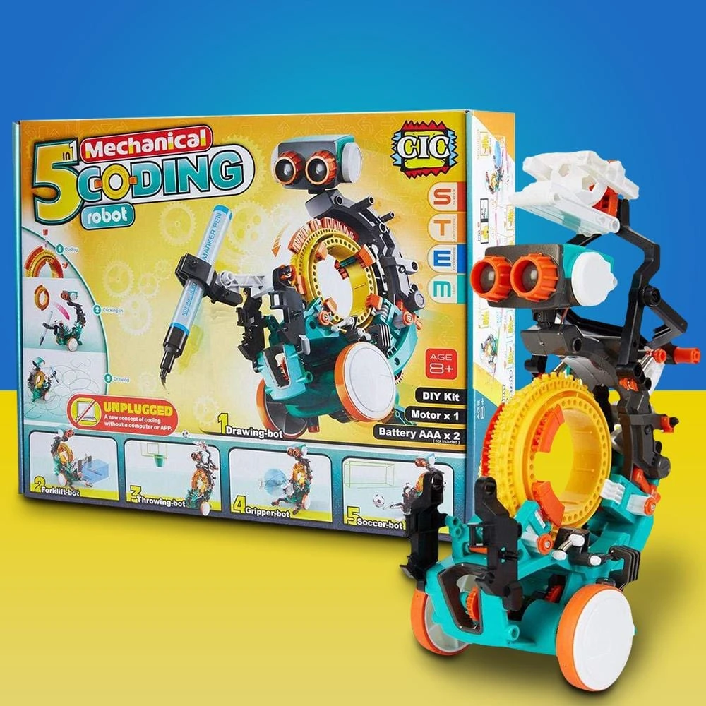 Johnco 5 In 1 Mechanical Coding Robot 3 Johnco 5 In 1 Mechanical Coding Robot
