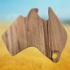 IsAlbi Australia Acacia Wood Serving Board