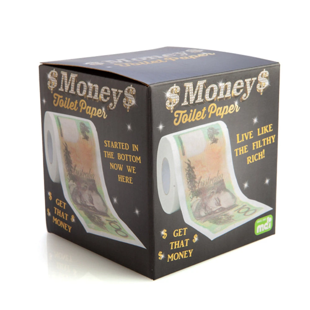 Mdi Mens Novelty Gifts Money Toilet Paper - $100 Australian Dollar Notes 7 Mdi Mens Novelty Gifts Money Toilet Paper - $100 Australian Dollar Notes