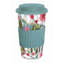 IsAlbi Australiana Gum Blossom Travel Mug Office Gifts