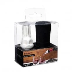Optoco Gifts For Grandmas Barney Bunny 2-in-1 Double Pourer Stopper