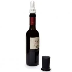 Optoco Gifts For Grandmas Barney Bunny 2-in-1 Double Pourer Stopper