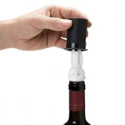 Optoco Gifts For Grandmas Barney Bunny 2-in-1 Double Pourer Stopper