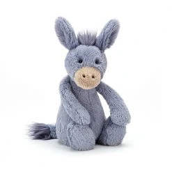 IsAlbi Jellycat Medium Bashful Blue Donkey Baby Shower Gifts