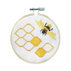IsAlbi Assorted Bee Cross Stitch Kit New