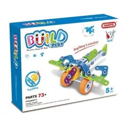 Johnco Soft Block Build & Play DIY Plane 73pc