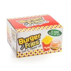 MDI Mens Novelty Gifts Burger & Fries Salt & Pepper Shakers 7 MDI Mens Novelty Gifts Burger & Fries Salt & Pepper Shakers