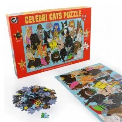 Curated Celebri Cats 1000-Piece Puzzle