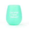 Jasnor Gifts For Grandmas Cheaper Than Therapy Silicone Wine Cup