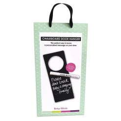 Baby Made Chalkboard Door Hanger & Liquid Chalk Marker