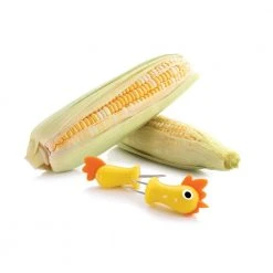 IsAlbi Foodie Clucky Corn Forks | Set Of 2 Pairs