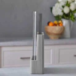 IsAlbi Cut & Store Chopping Boards With Knives | 7pc Set