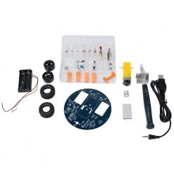 Heebiejeebies Science STEM Toys DIY Sound Sensing Robot With Soldering Iron Kit