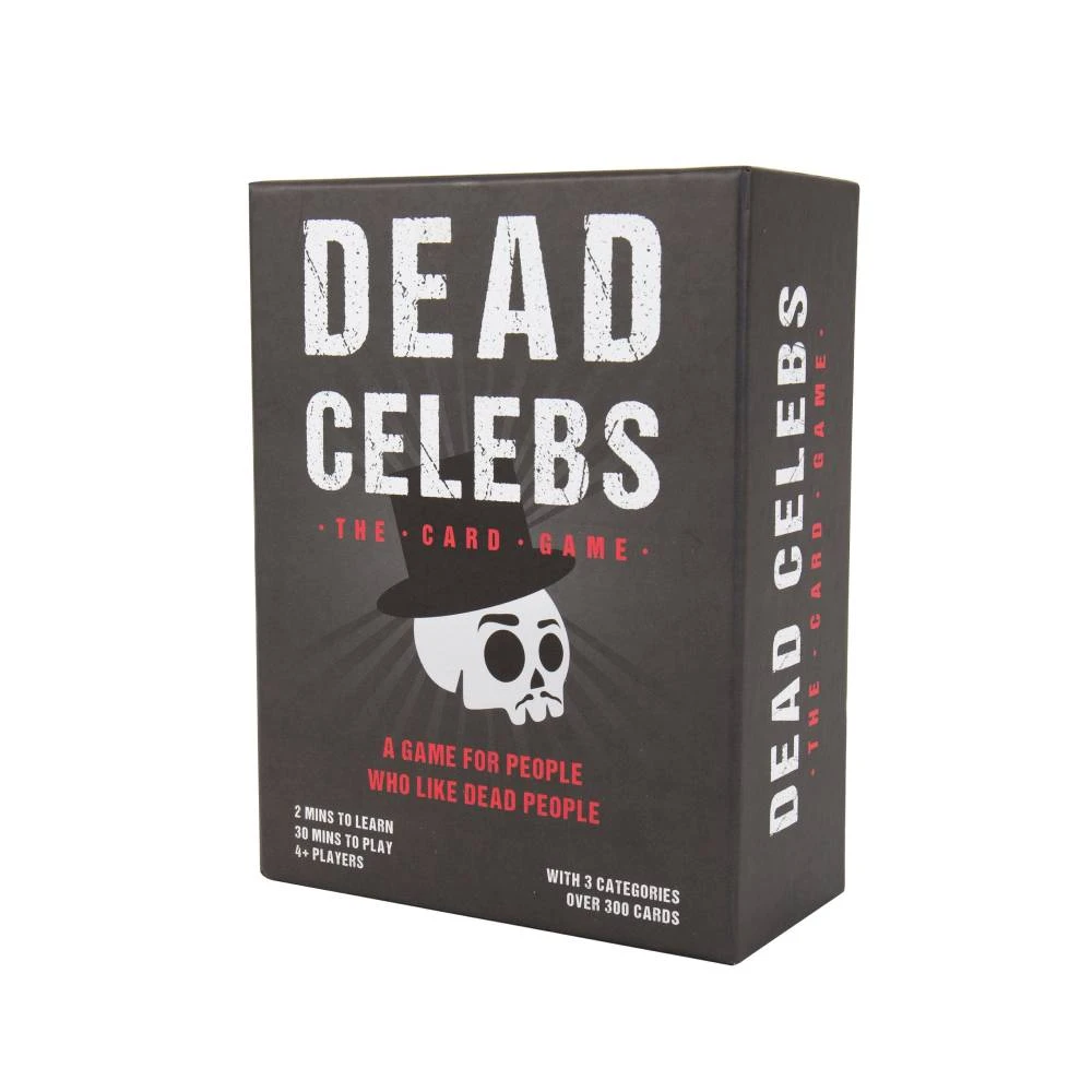 William Valentine Dead Celebs Card Game New 6 William Valentine Dead Celebs Card Game New